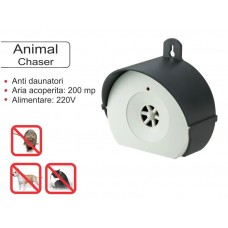 Animal Chaser - aparat cu ultrasunete cu efect anti caini si pisici destinat uzului exterior.